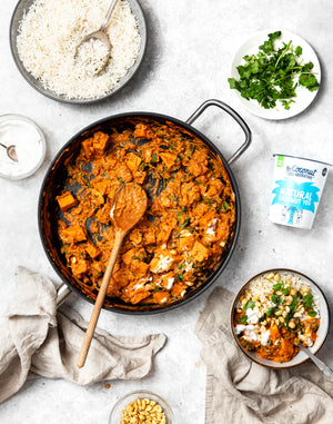 Peanut Curry with Natural Coconut Yogurt